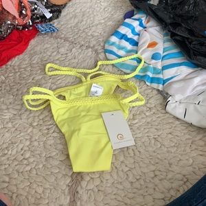 NWT Plumeria Swimwear Sexy Strappy Swim Bottoms